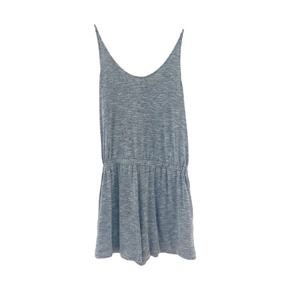 Lou & Grey Marled Gray Soft Romper Sz S - Picture 2 of 8